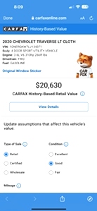 2020 Chevy Traverse LT FWD. DEAL PENDING